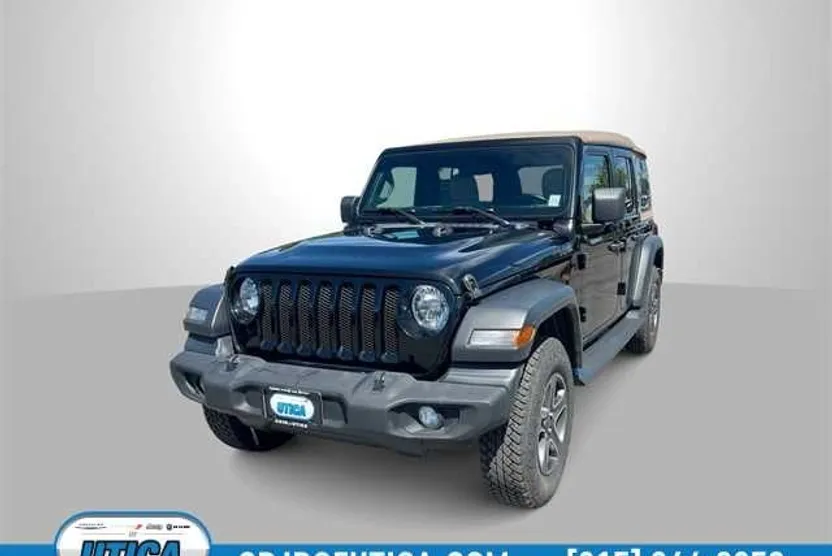 2020 Jeep Wrangler Unlimited Black & Tan photo 1