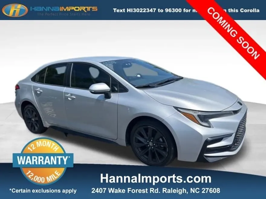 2024 Toyota Corolla Hybrid SE photo 1