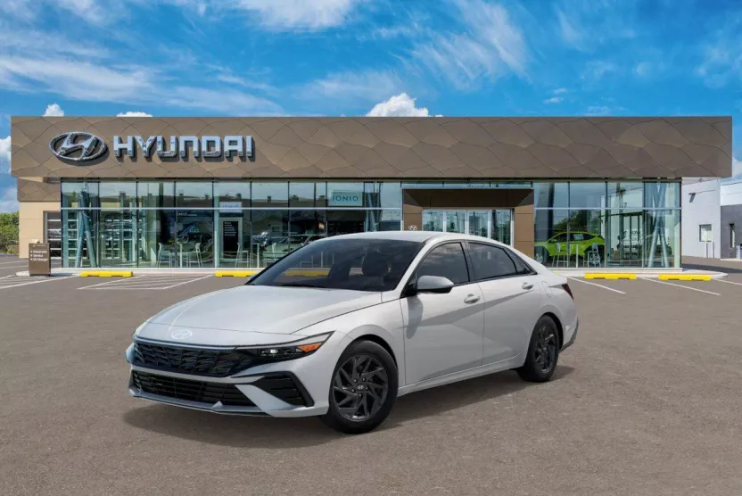 2025 Hyundai Elantra Hybrid Blue photo 1
