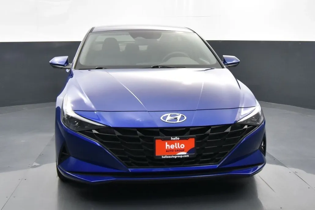 2023 Hyundai Elantra Hybrid Blue photo 1