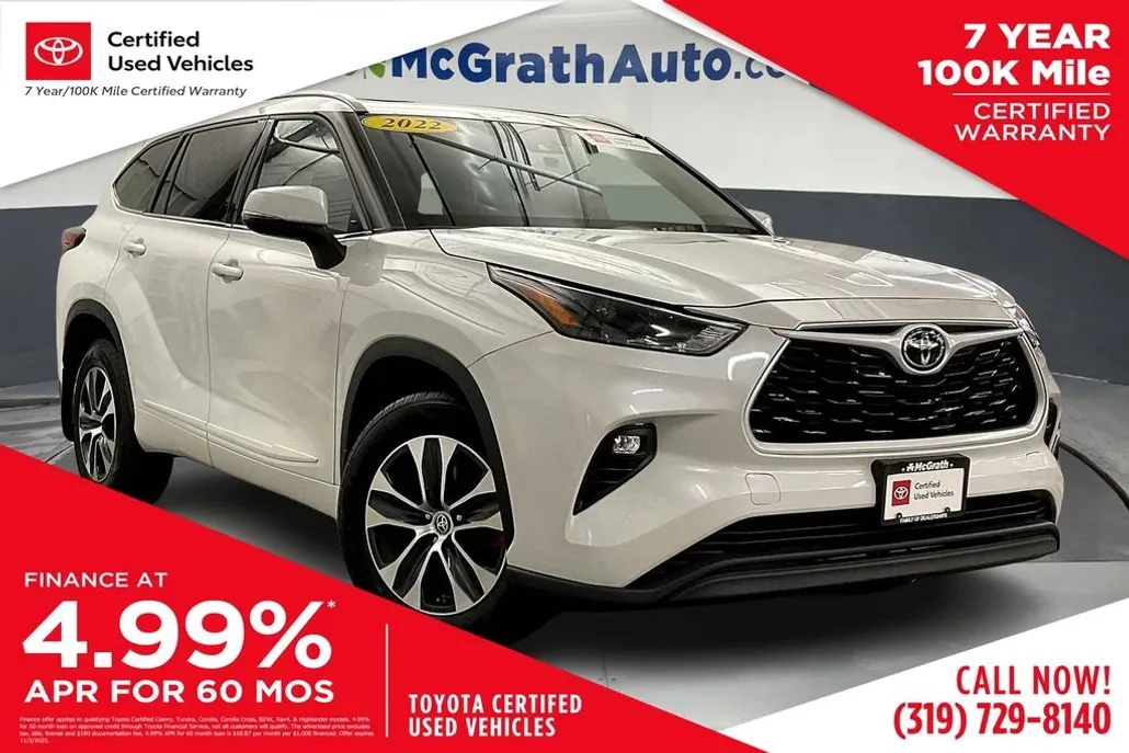 2022 Toyota Highlander XLE photo 1
