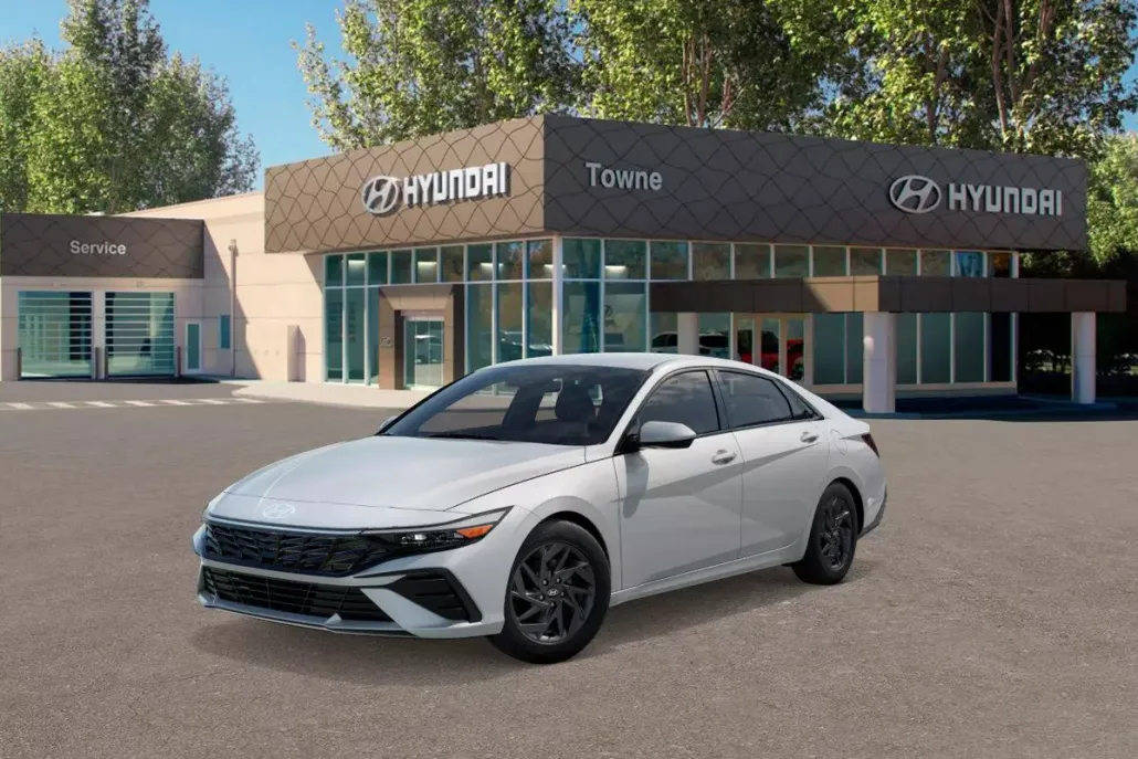 2025 Hyundai Elantra Hybrid Blue photo 1