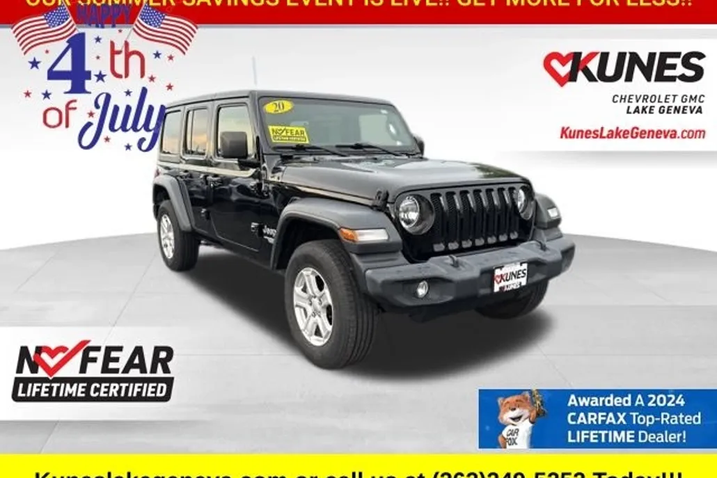 2020 Jeep Wrangler Unlimited Sport S photo 1