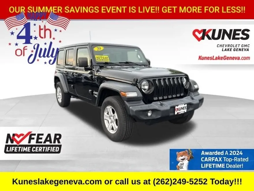 2020 Jeep Wrangler Unlimited Sport S photo 1