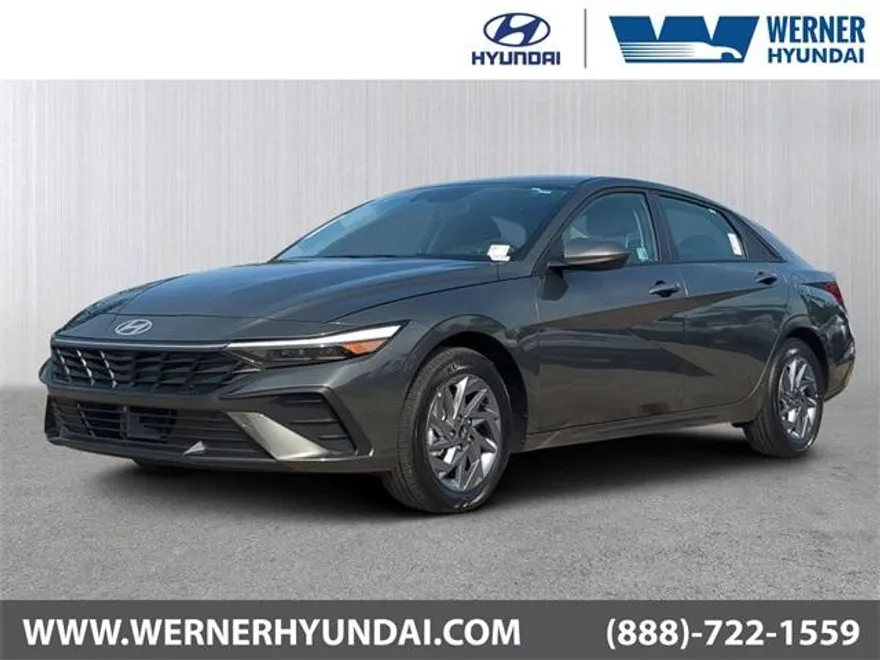 2025 Hyundai Elantra Hybrid Blue photo 1