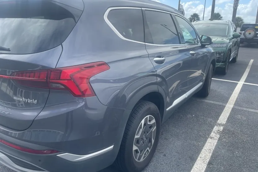 2021 Hyundai Santa Fe Blue photo 1
