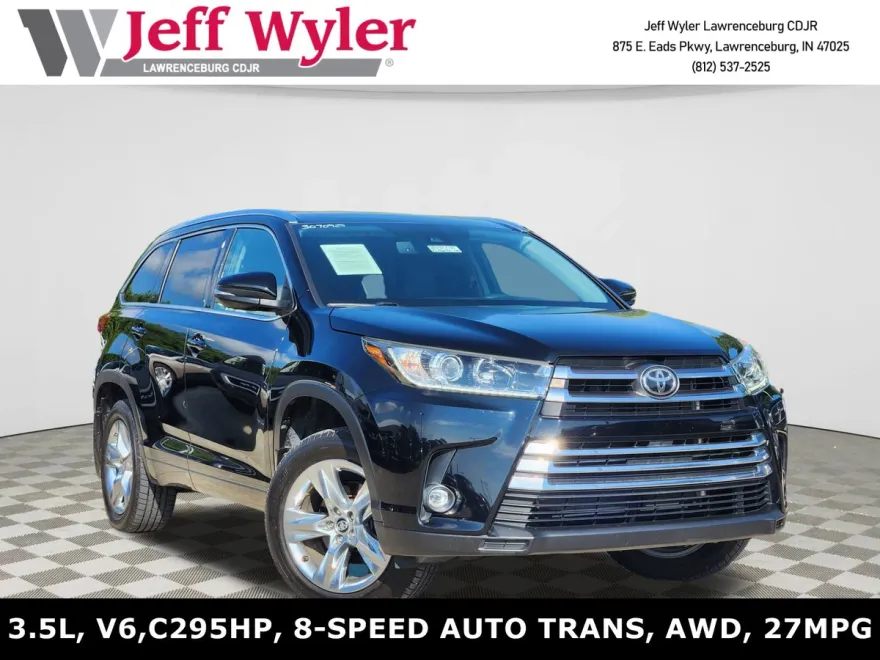 2019 Toyota Highlander Limited photo 1