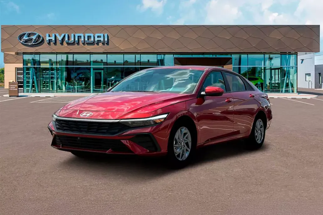 2025 Hyundai Elantra Hybrid Blue photo 1
