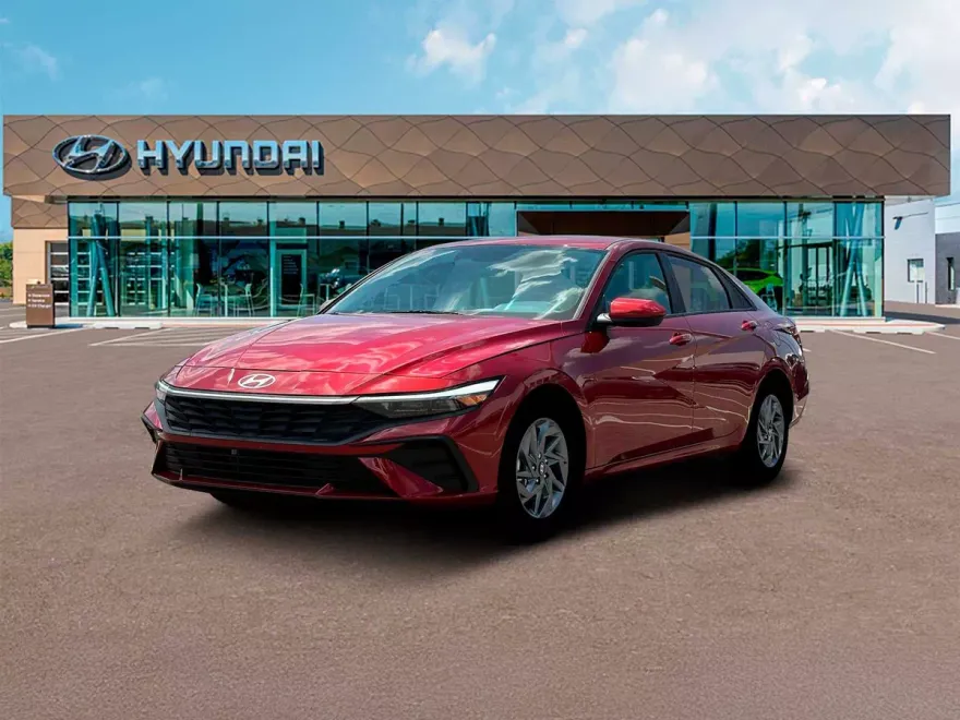 2025 Hyundai Elantra Hybrid Blue photo 1