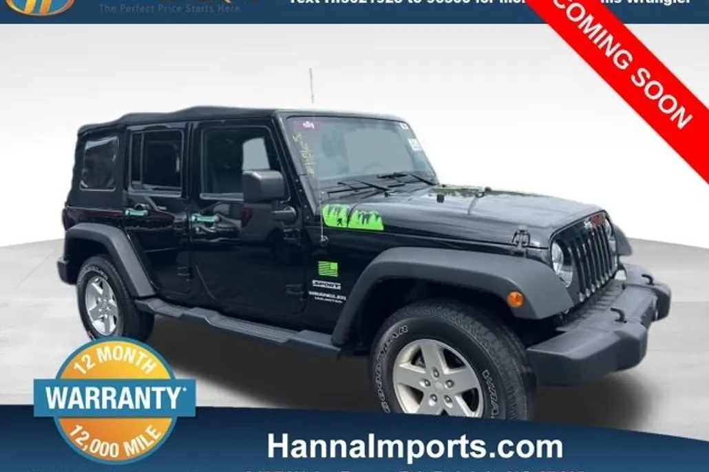 2016 Jeep Wrangler Unlimited Sport photo 1