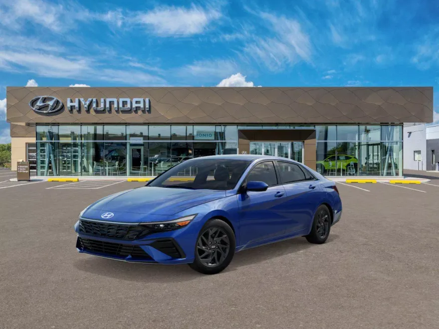 2025 Hyundai Elantra Hybrid Blue photo 1