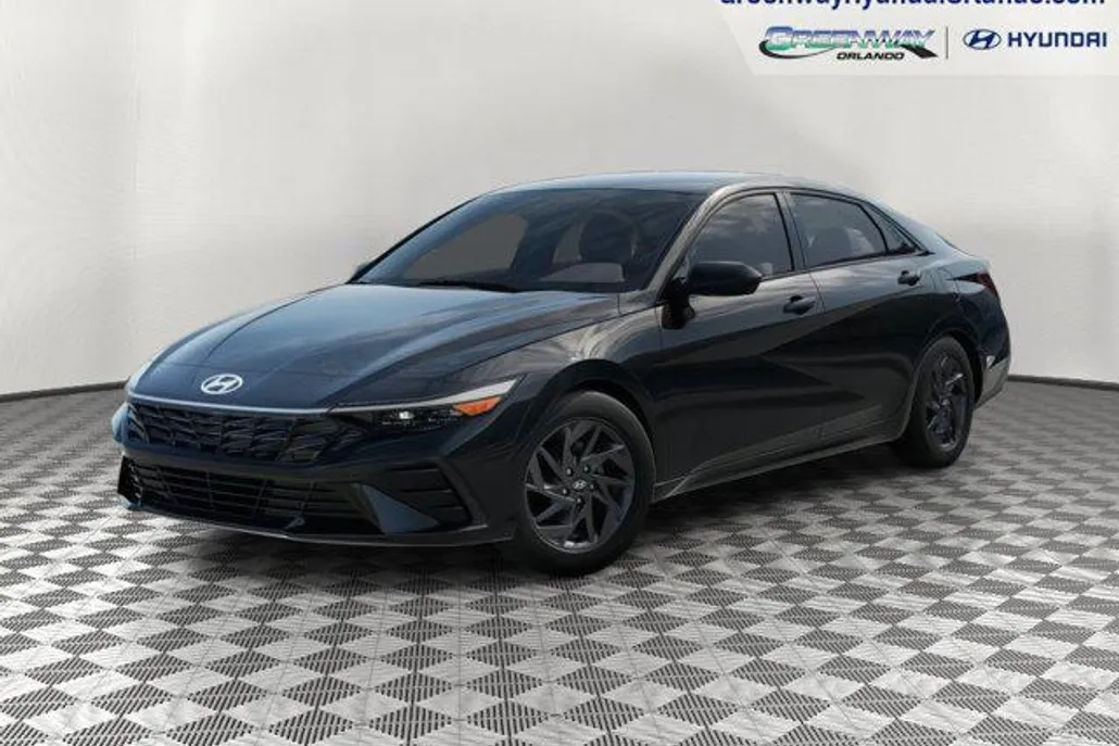 2025 Hyundai Elantra Hybrid Blue photo 1