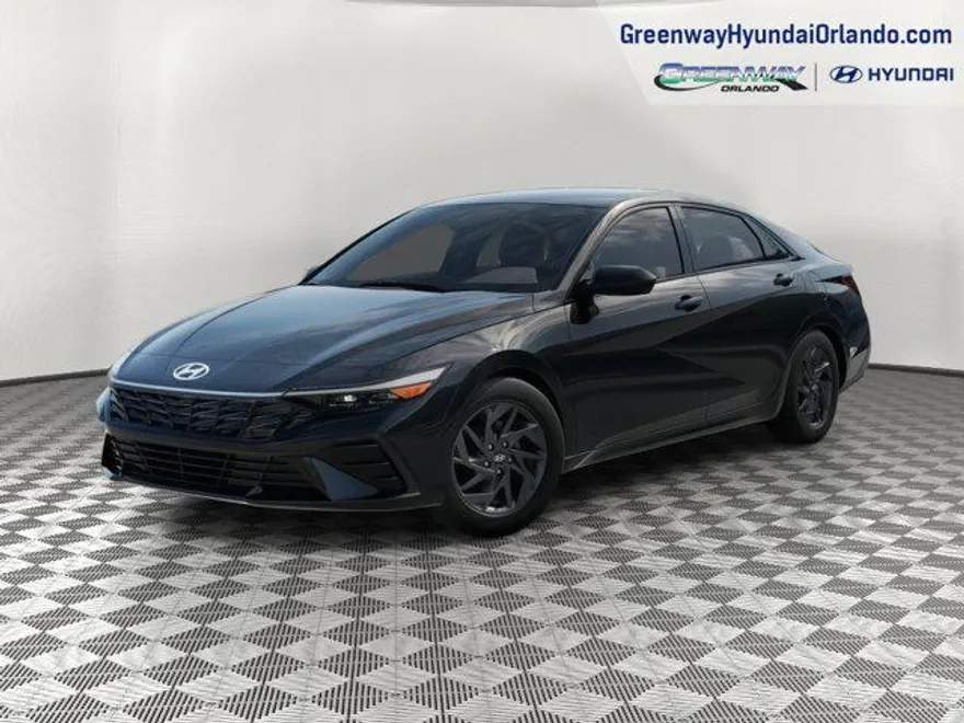 2025 Hyundai Elantra Hybrid Blue photo 1