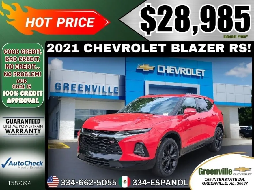 2021 Chevrolet Blazer RS photo 1