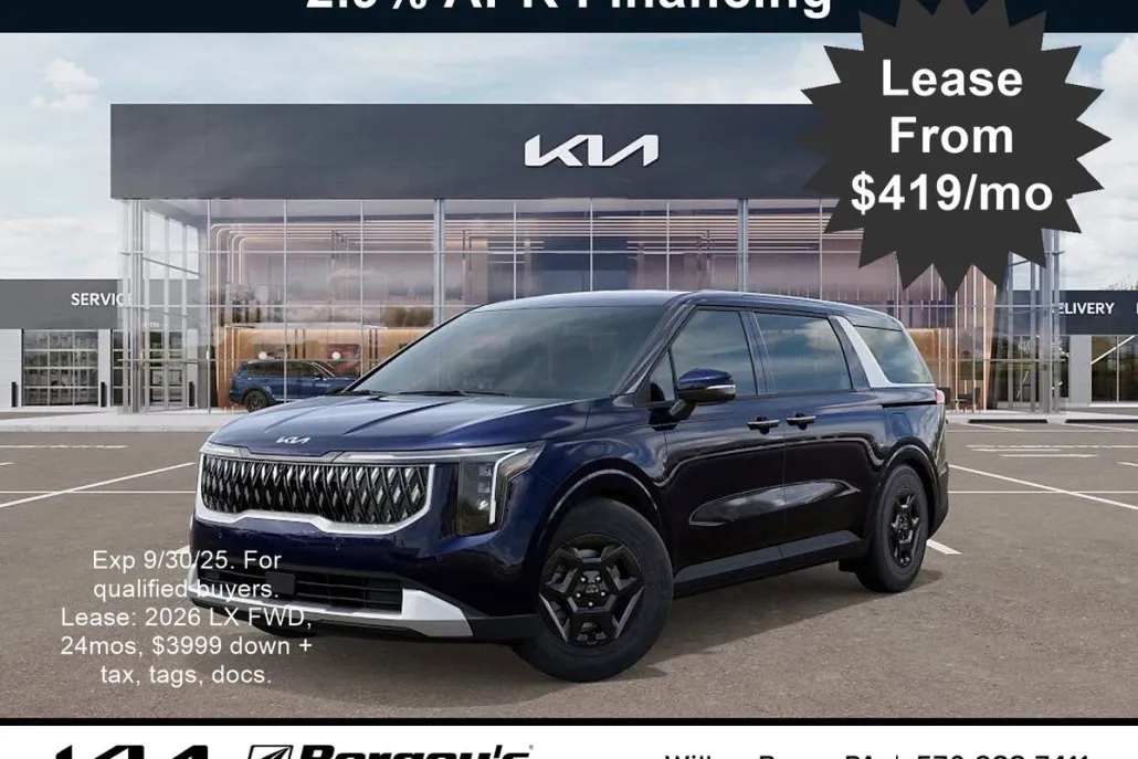 2026 Kia Carnival LXS photo 1
