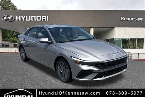 2025 Hyundai Elantra Hybrid Blue photo 1