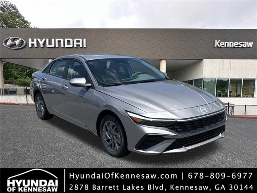 2025 Hyundai Elantra Hybrid Blue photo 1