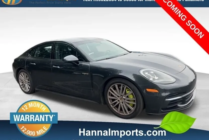 2018 Porsche Panamera E-Hybrid 4 photo 1