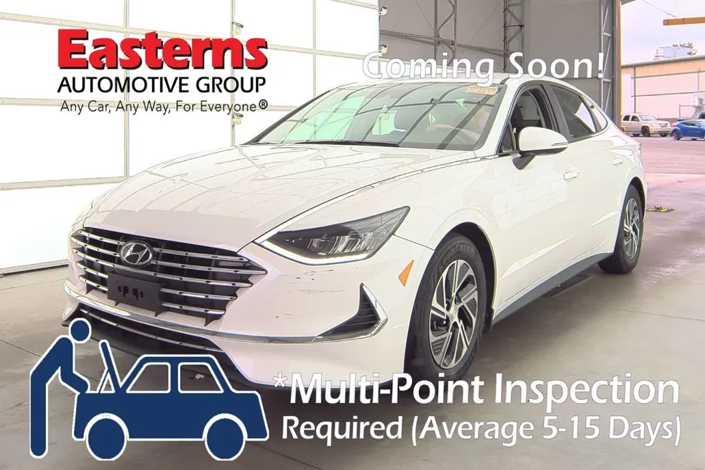 2022 Hyundai Sonata Hybrid Blue photo 1