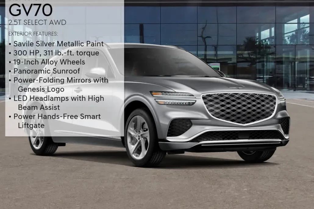 2026 Genesis GV70 2.5T Select photo 1