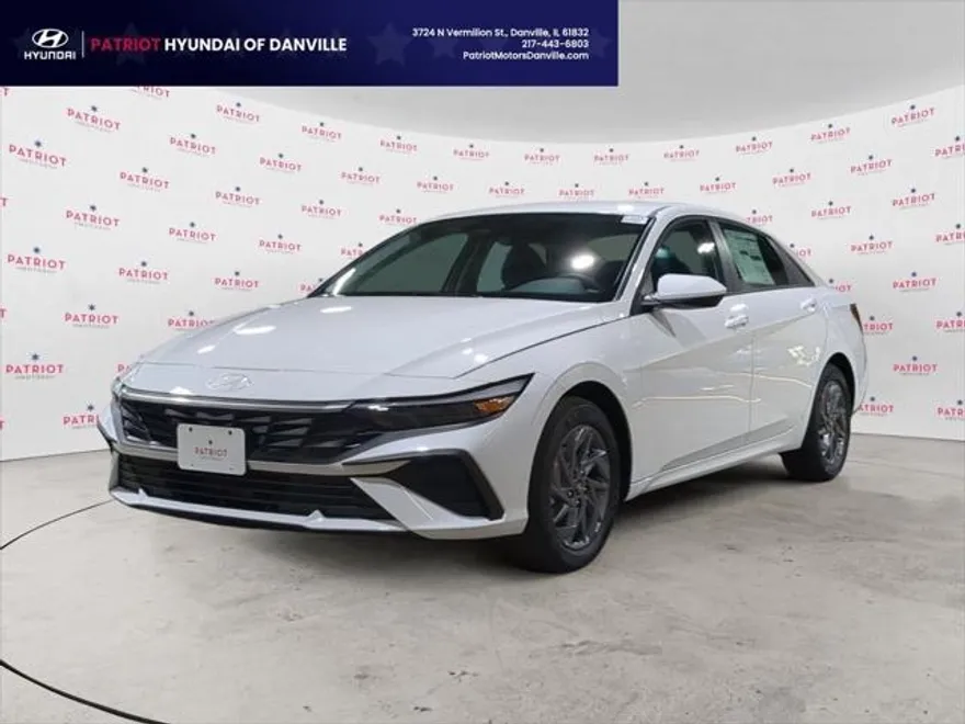 2025 Hyundai Elantra Hybrid Blue photo 1