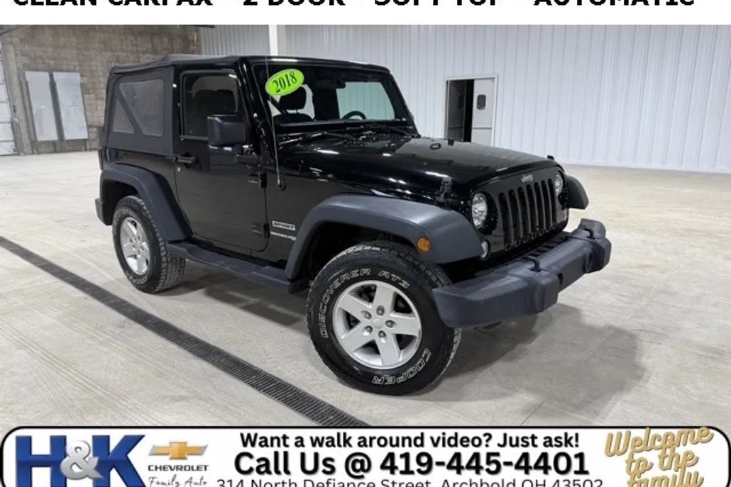 2018 Jeep Wrangler Sport photo 1
