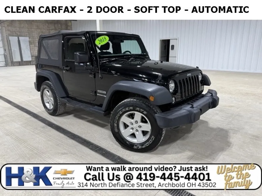 2018 Jeep Wrangler Sport photo 1