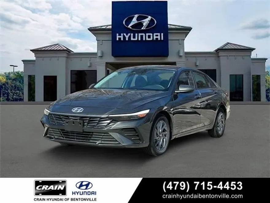 2025 Hyundai Elantra Hybrid Blue photo 1