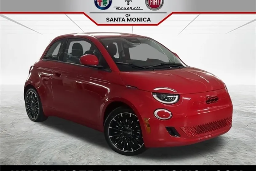 2024 Fiat 500e Red photo 1