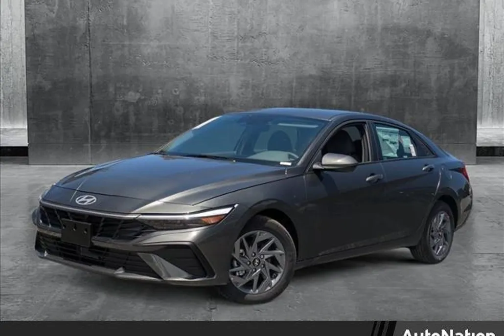 2025 Hyundai Elantra Hybrid Blue photo 1