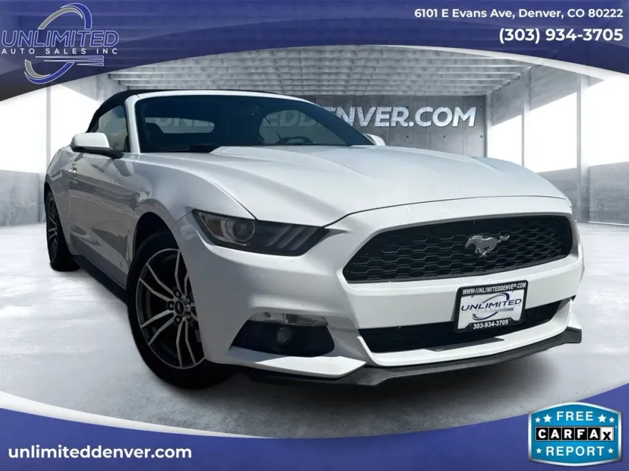 2016 Ford Mustang EcoBoost Premium photo 1
