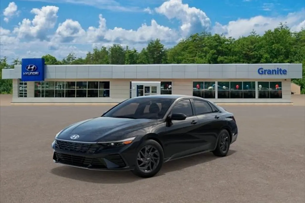 2025 Hyundai Elantra Hybrid Blue photo 1