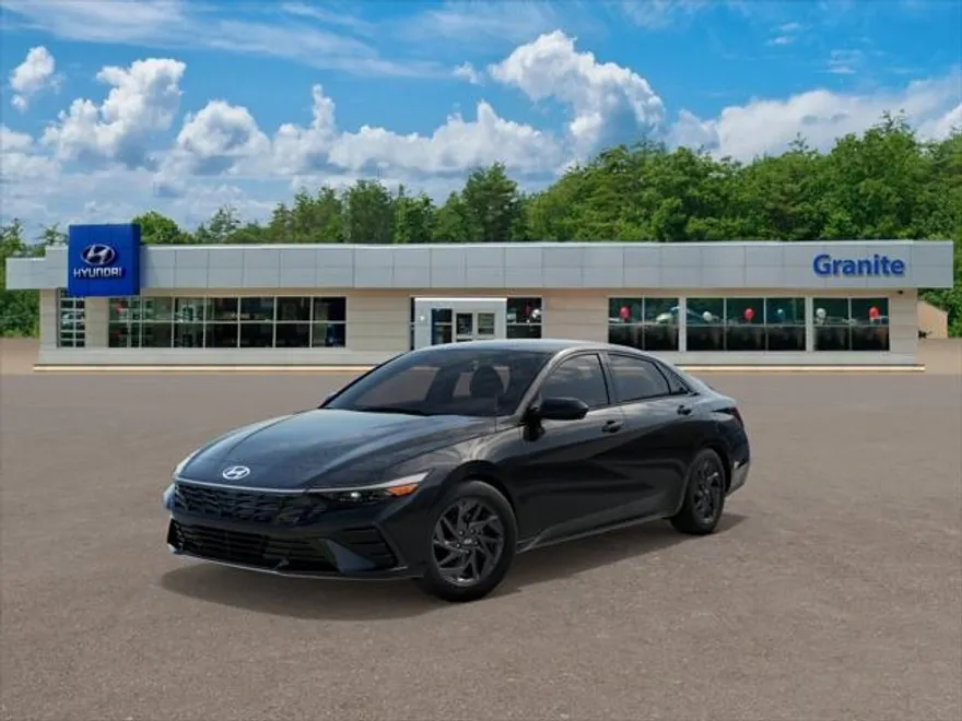 2025 Hyundai Elantra Hybrid Blue photo 1