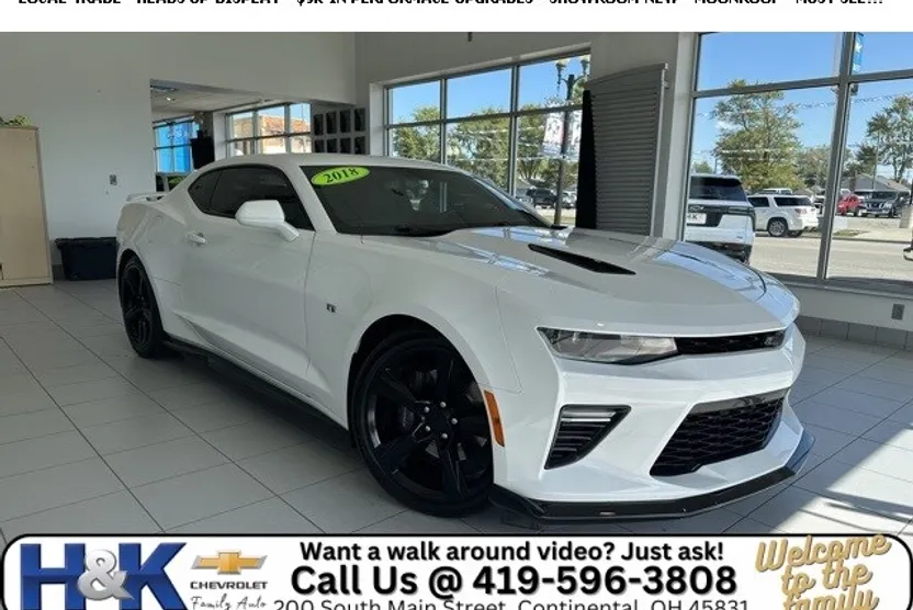 2018 Chevrolet Camaro SS photo 1