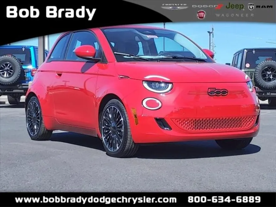2024 Fiat 500e Red photo 1