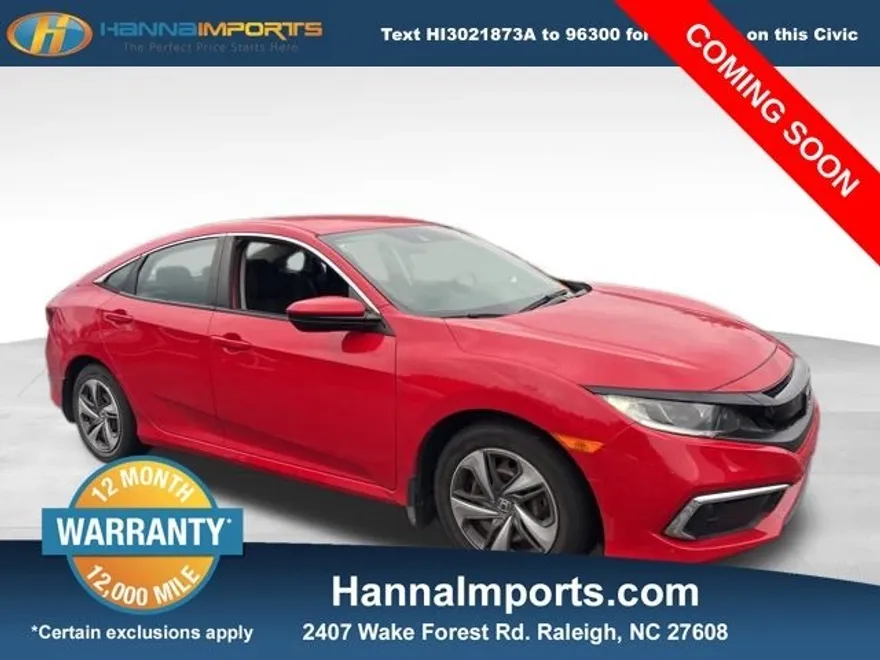 2020 Honda Civic LX photo 1