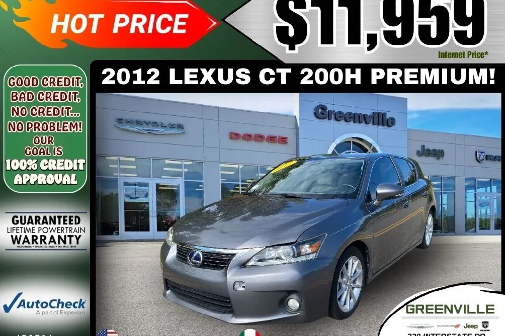 2012 Lexus CT 200h photo 1