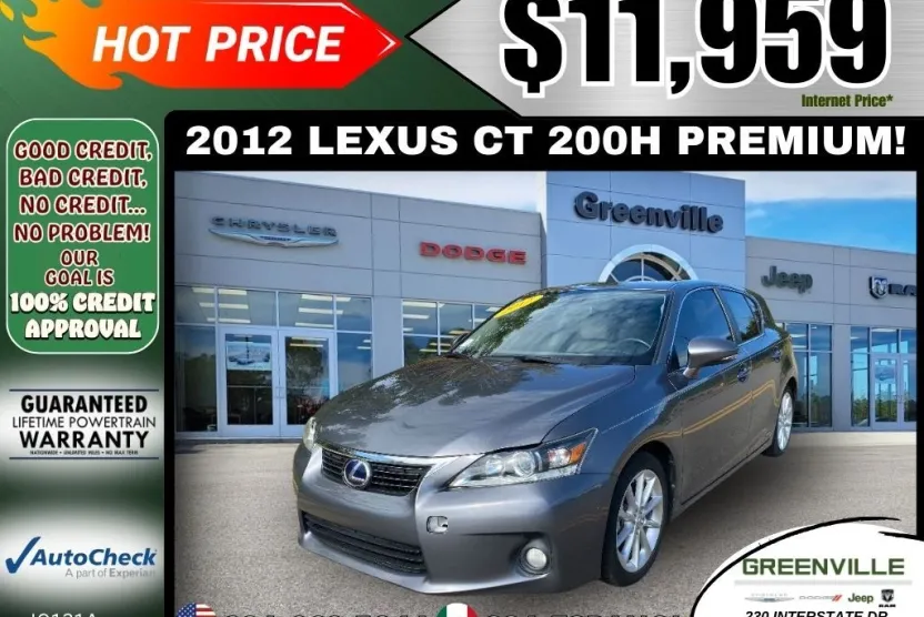 2012 Lexus CT 200h photo 1