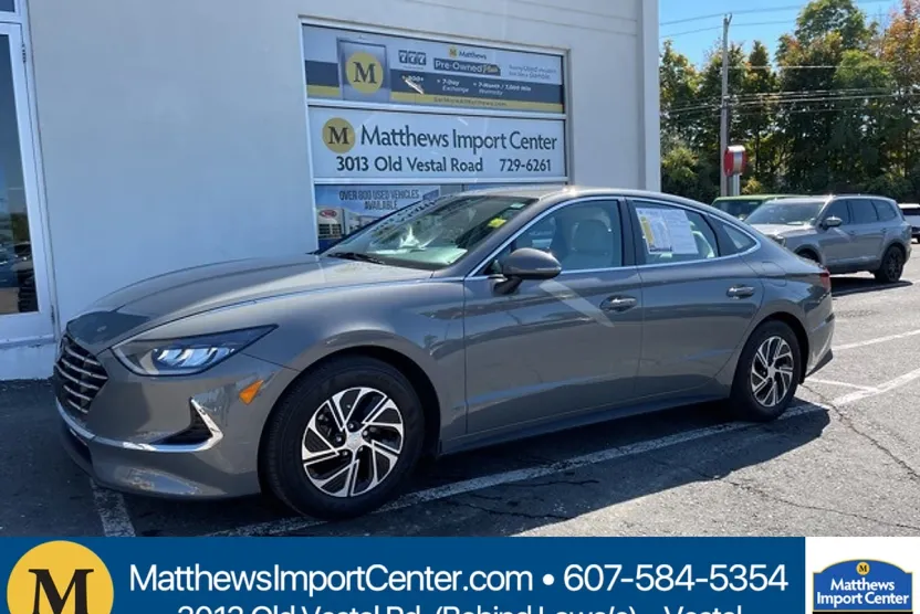 2023 Hyundai Sonata Hybrid Blue photo 1