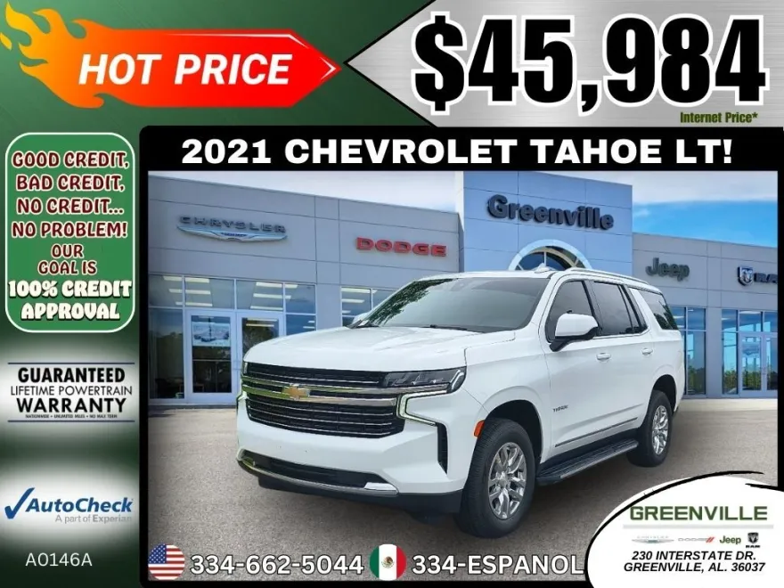2021 Chevrolet Tahoe LT photo 1