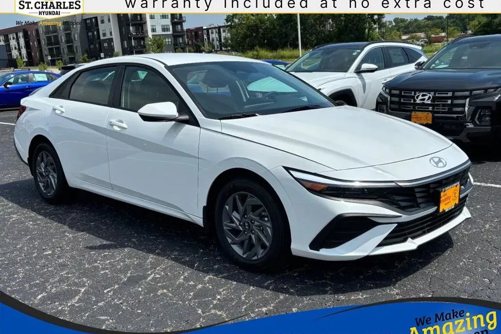 2025 Hyundai Elantra Hybrid Blue photo 1