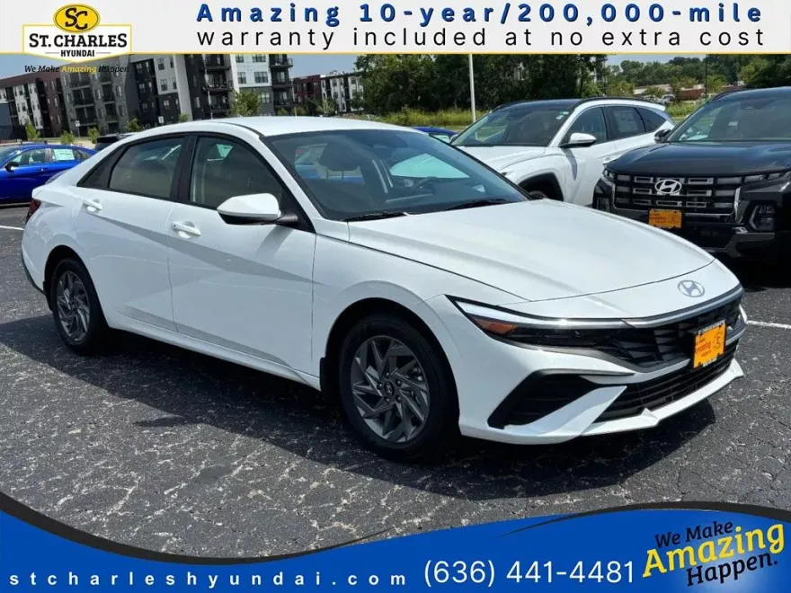 2025 Hyundai Elantra Hybrid Blue photo 1
