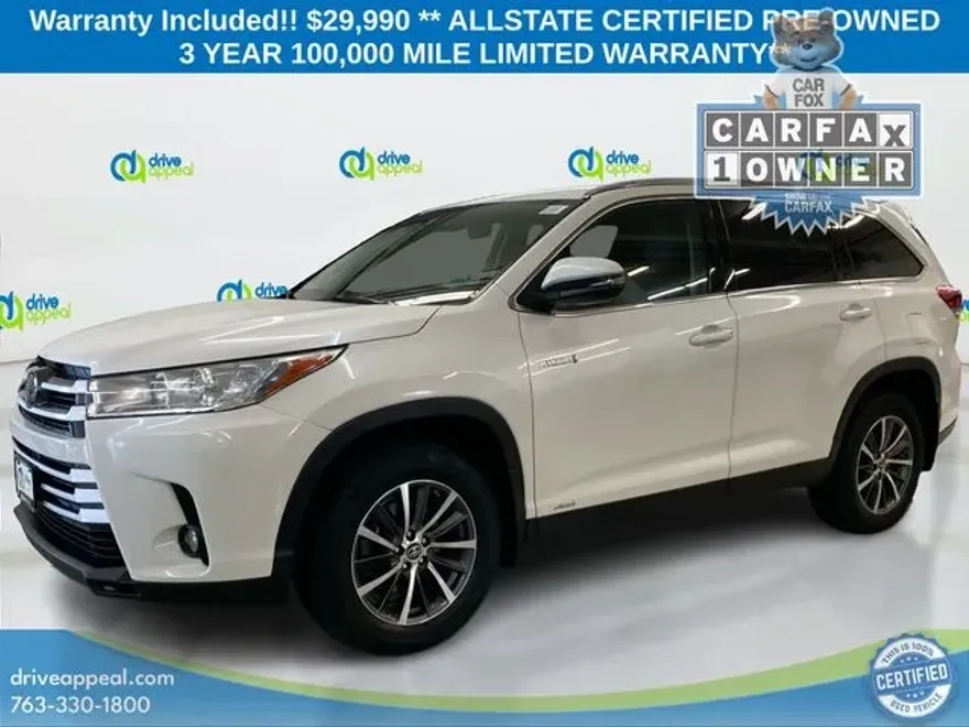 2019 Toyota Highlander Hybrid XLE photo 1
