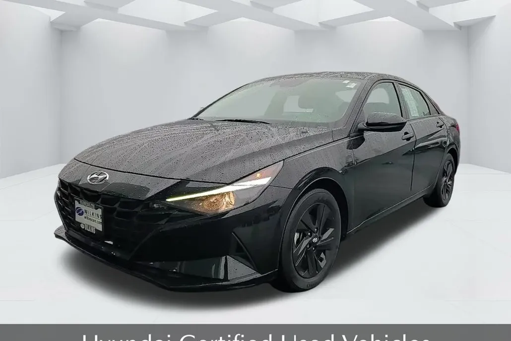 2021 Hyundai Elantra Hybrid Blue photo 1