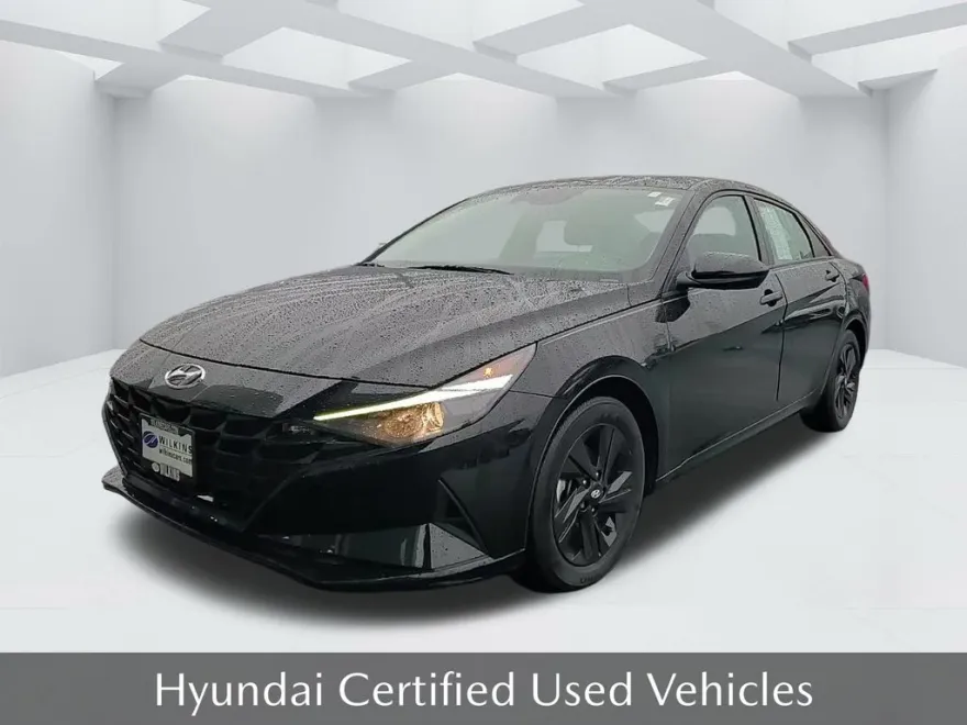 2021 Hyundai Elantra Hybrid Blue photo 1