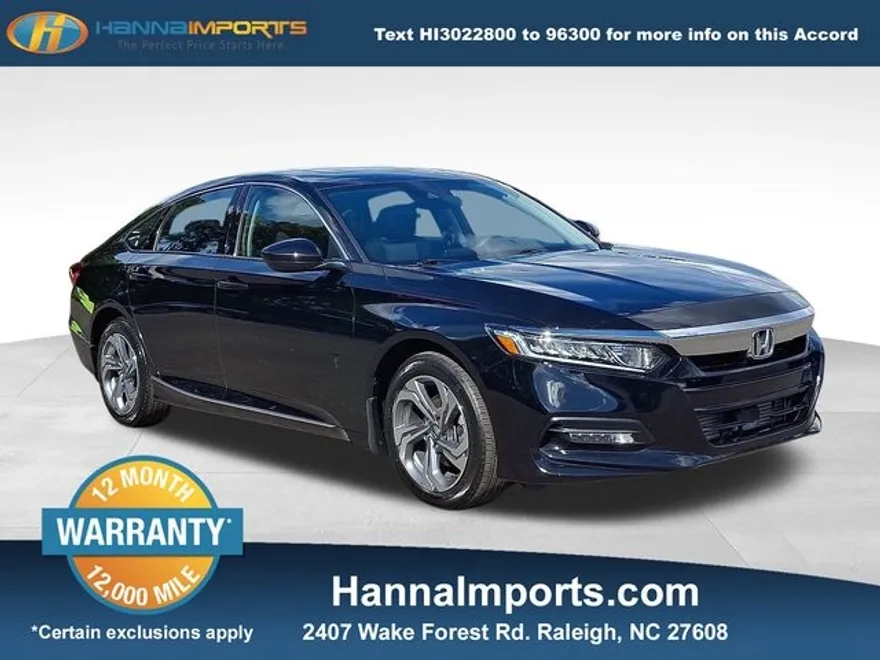 2020 Honda Accord EX photo 1