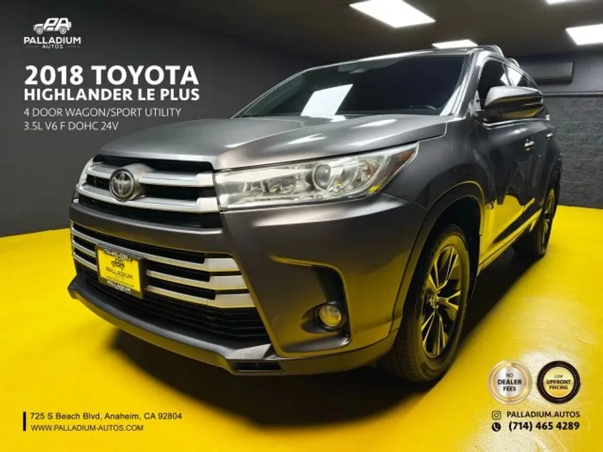 2018 Toyota Highlander LE Sport photo 1