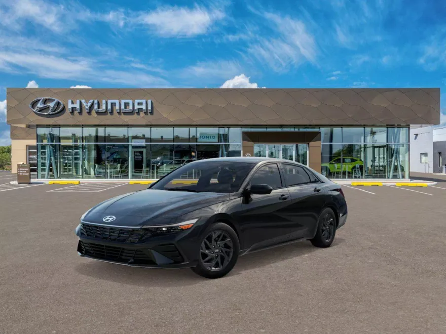 2025 Hyundai Elantra Hybrid Blue photo 1