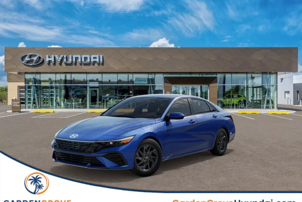 2025 Hyundai Elantra Hybrid Blue photo 1