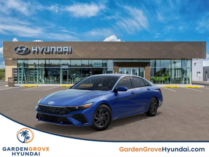 2025 Hyundai Elantra Hybrid Blue photo 1